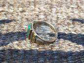 Antique Tourist Silver Ring w/Square TQ  c.1920～