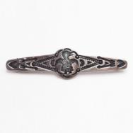 Atq Navajo 卍 Thunderbird & Arrows Stamped Silver Pin c.1930