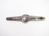 Atq Navajo 卍 Thunderbird & Arrows Stamped Silver Pin c.1930