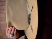 Atq Navajo 卍 Thunderbird & Arrows Stamped Silver Pin c.1930