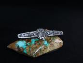 Atq Navajo 卍 Thunderbird & Arrows Stamped Silver Pin c.1930