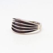 【Johnny Mike Begay】 Tracks style Men's Ring w/Box  c.1960～