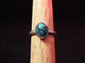 OLD PAWN Silver Ring w/SpiderWeb Turquoise