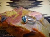 OLD PAWN Silver Ring w/SpiderWeb Turquoise