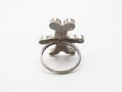Vintage Zuni 『Mickey?』 Multi-Stone Inlay Silver Ring c.1975～