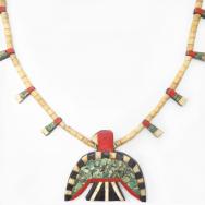 Atq Kewa/Santo Domingo Large Thunderbird Necklace c.1930～