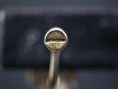 Vintage Zuni Gem Turquoise Inlay Thunderbird Earring c.1960～