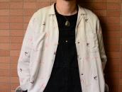 Vtg Navajo Scalloped Edge Fob Necklace w/Turquoise c.1960～