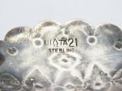 【UITA21/Ganscraft】 Navajo Stamped Silver Concho Pin  c.1945～