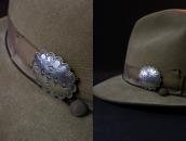 【UITA21/Ganscraft】 Navajo Stamped Silver Concho Pin  c.1945～