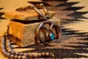 Vintage Bead & Naja Necklace w/Bisbee TQ  c.1970
