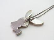 Old Zuni Multi-Stone Inlay "Playboy rabbit" Necklace c.1970～