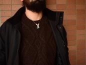 Old Zuni Multi-Stone Inlay "Playboy rabbit" Necklace c.1970～