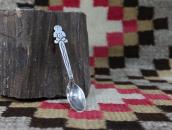 【UITA3】Vtg Navajo Spoon w/Snowman Pin Brooch c.1940～
