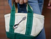 【UITA3】Vtg Navajo Spoon w/Snowman Pin Brooch c.1940～