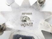 【UITA17/Hubbell T.P.】Hollow Form Burst Star Pin w/TQ c.1940～