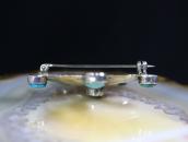 【UITA17/Hubbell T.P.】Hollow Form Burst Star Pin w/TQ c.1940～