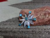 【UITA17/Hubbell T.P.】Hollow Form Burst Star Pin w/TQ c.1940～