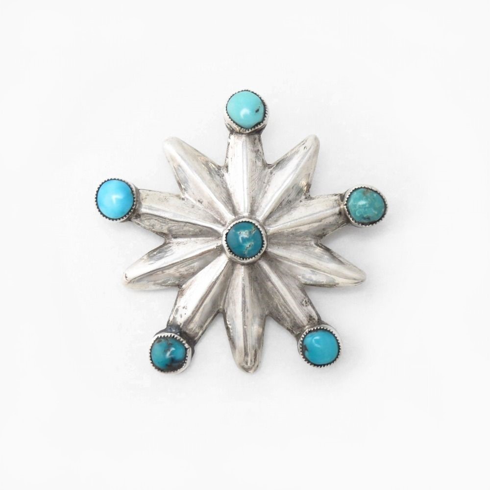 【UITA17/Hubbell T.P.】Hollow Form Burst Star Pin w/TQ c.1940～