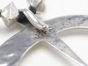 Vintage Casted Naja Necklace w/【JHQ】 Silver Beads  c.1970～