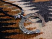 Vintage Casted Naja Necklace w/【JHQ】 Silver Beads  c.1970～