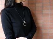 Vintage Casted Naja Necklace w/【JHQ】 Silver Beads  c.1970～