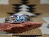 Antique Navajo 『ON BOOK』 Two T-birds Applique Cuff c.1930～