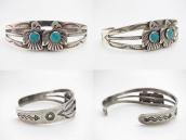 Antique Navajo 『ON BOOK』 Two T-birds Applique Cuff c.1930～