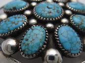 Vintage #8 Turquoise Pendant Top & Pin w/【JHQ】 Beads c.1950～