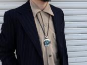 Vintage #8 Turquoise Pendant Top & Pin w/【JHQ】 Beads c.1950～