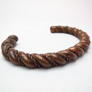 Vintage Twisted Wire Solid Copper Cuff