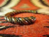 Vintage Twisted Wire Solid Copper Cuff