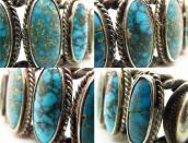 Vintage Twistedwire Cuff Lone Mt. Turquoise c.1950