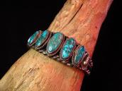 Vintage Twistedwire Cuff Lone Mt. Turquoise c.1950
