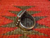 Vintage SplitShank Ring w/Sq. NevadaBlue TQ c.1940