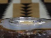 Vintage Zuni Gem Quality Turquoise Inlay Narrow Cuff  c.1960