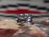 【UITA12/Julian Lovato】 Kewa Vintage Ring w/Turquoise  c.1965