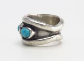 【UITA12/Julian Lovato】 Kewa Vintage Ring w/Turquoise  c.1965