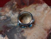 【UITA12/Julian Lovato】 Kewa Vintage Ring w/Turquoise  c.1965