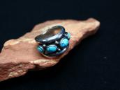 【UITA12/Julian Lovato】 Kewa Vintage Ring w/Turquoise  c.1965