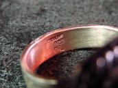 Vintage Split Ring with Square Turquoise   c.1970～