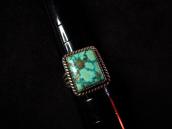 Vintage Split Ring with Square Turquoise   c.1970～